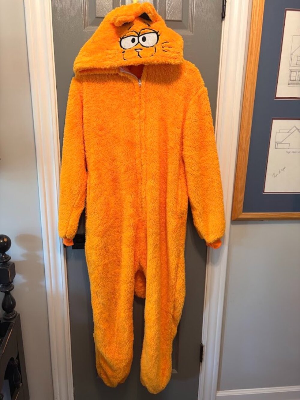 Adult Small - Orange Cat Jumper--Halloween Costume --New without tag or bag